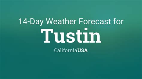 Tustin weather - Be prepared with the most accurate 10-day forecast for Tustin foothills, CA with highs, lows, chance of precipitation from The Weather Channel and Weather.com